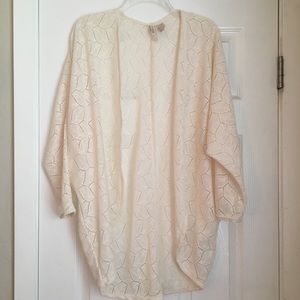 Cream h&m kimono
